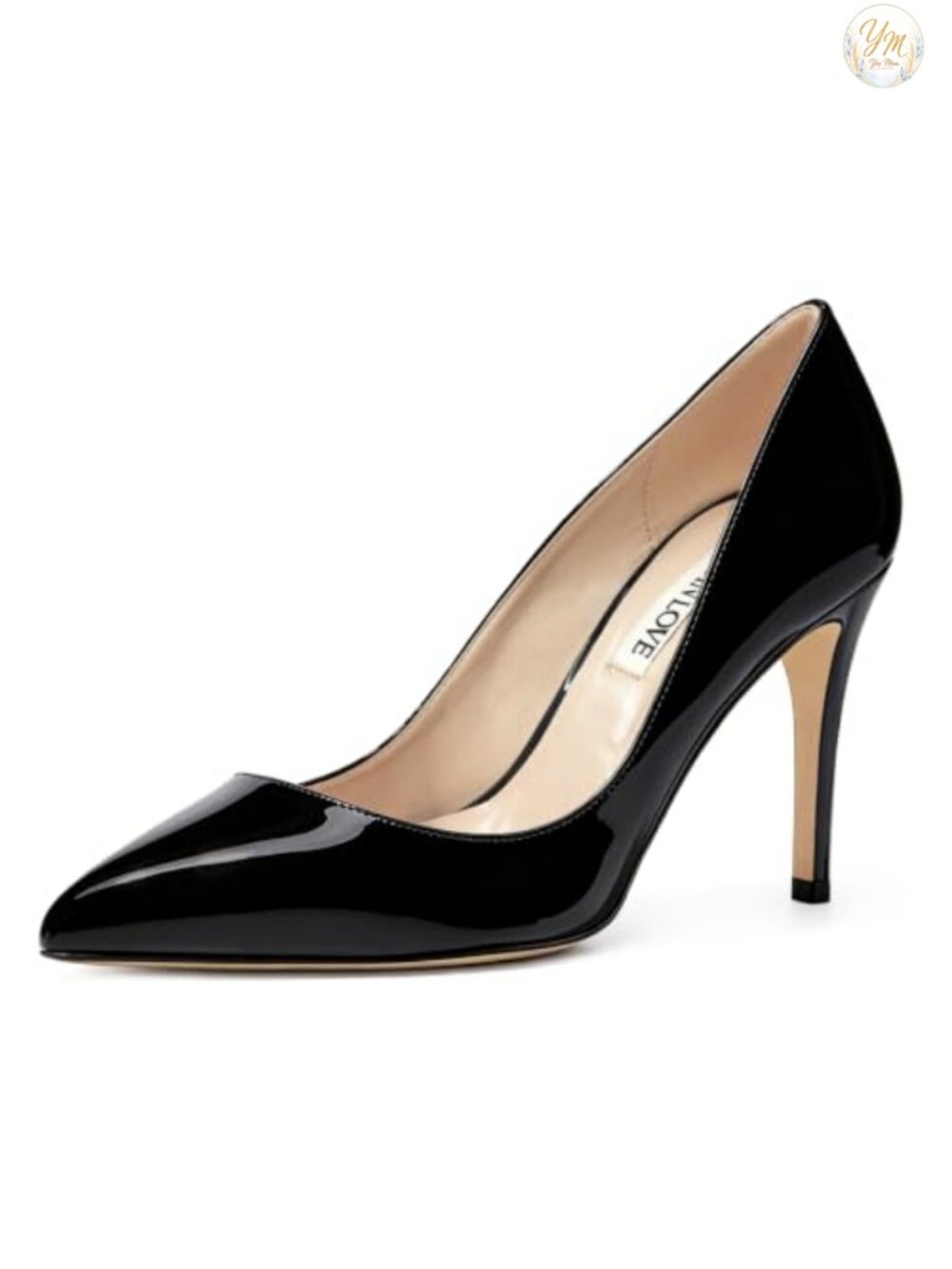 Women's Pump 3.5" Stiletto Heel Pointed Toe Dress Heels PU